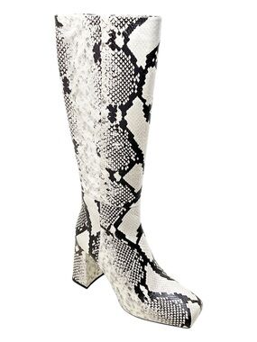 🆕{ Zara} Snakeskin Leather Boots